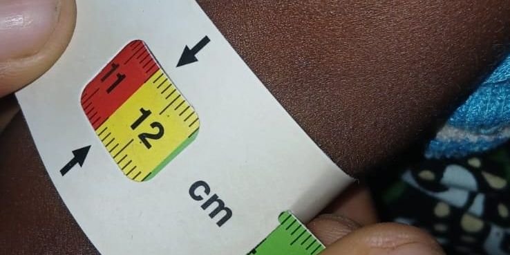 Rastreio nutricional de crianças em Macomia